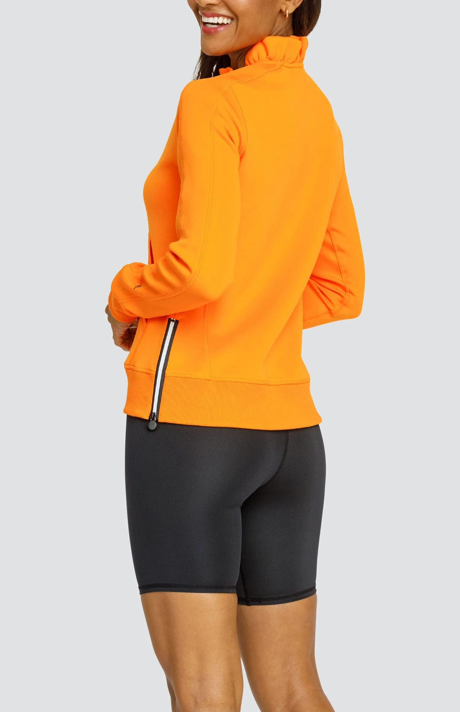 Women Tail Activewear Condoleezza Vibrant Orange Pullover