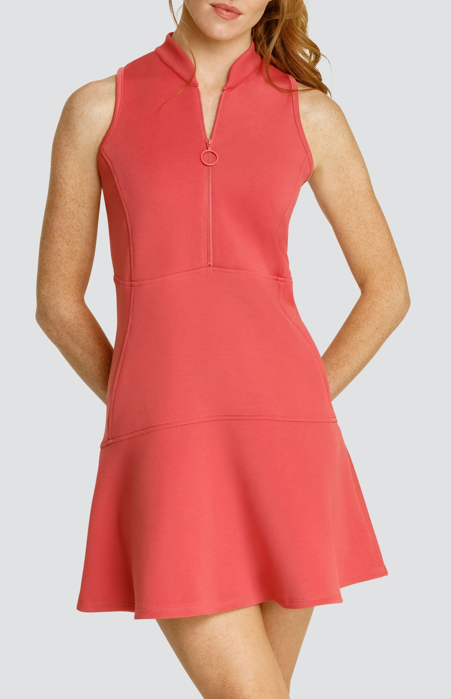 Women Tail Activewear Cookie 35" Dress - Cherry Rose