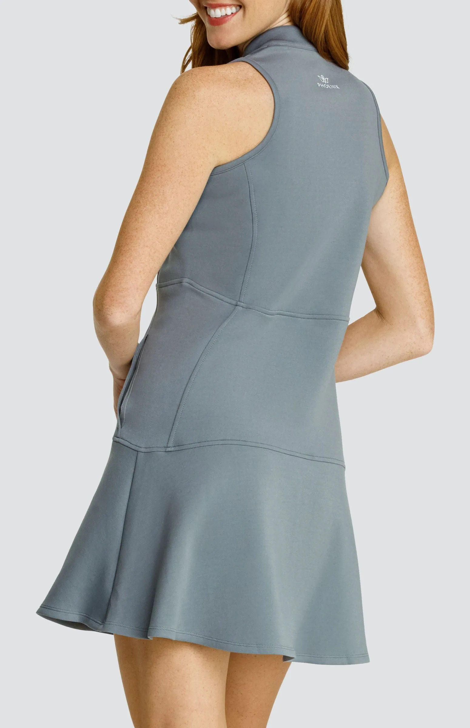 Women Tail Activewear Cookie 35" Dress - Cool Mist