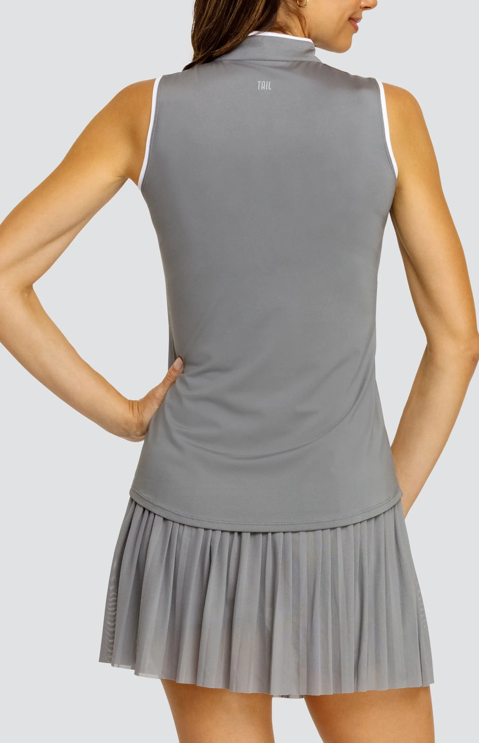 Women Tail Activewear Coquette Top - Cool Mist