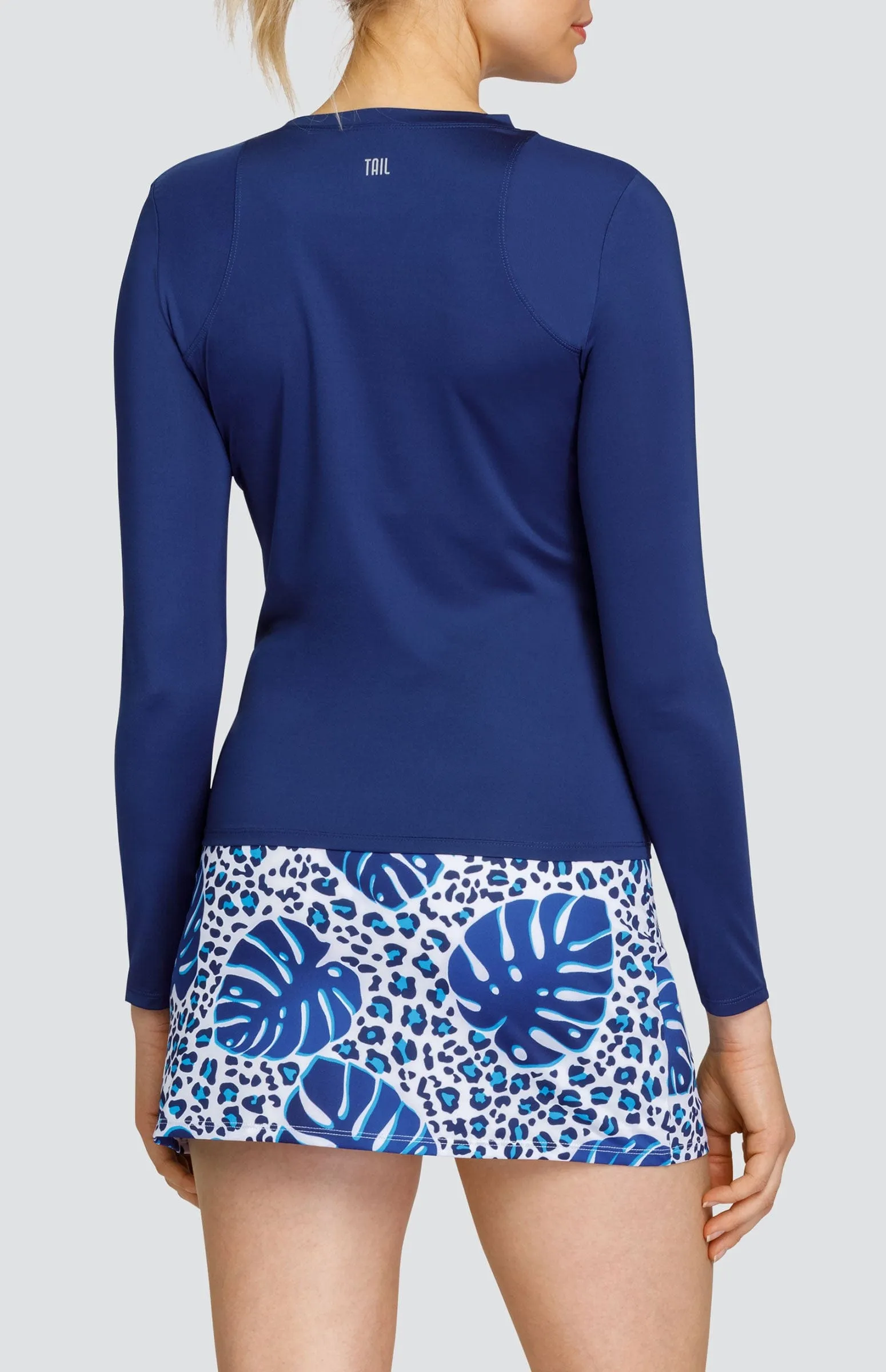 Women Tail Activewear Crown Top - Blue Depths