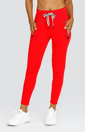 Women Tail Activewear Eleanor Dahlia Red Jogger