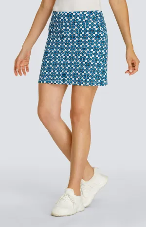Women Tail Activewear Elithina 17" Skort - Mosaic Blooms