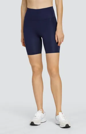 Women Tail Activewear Exhale 7" Biker Short - Navy Blue