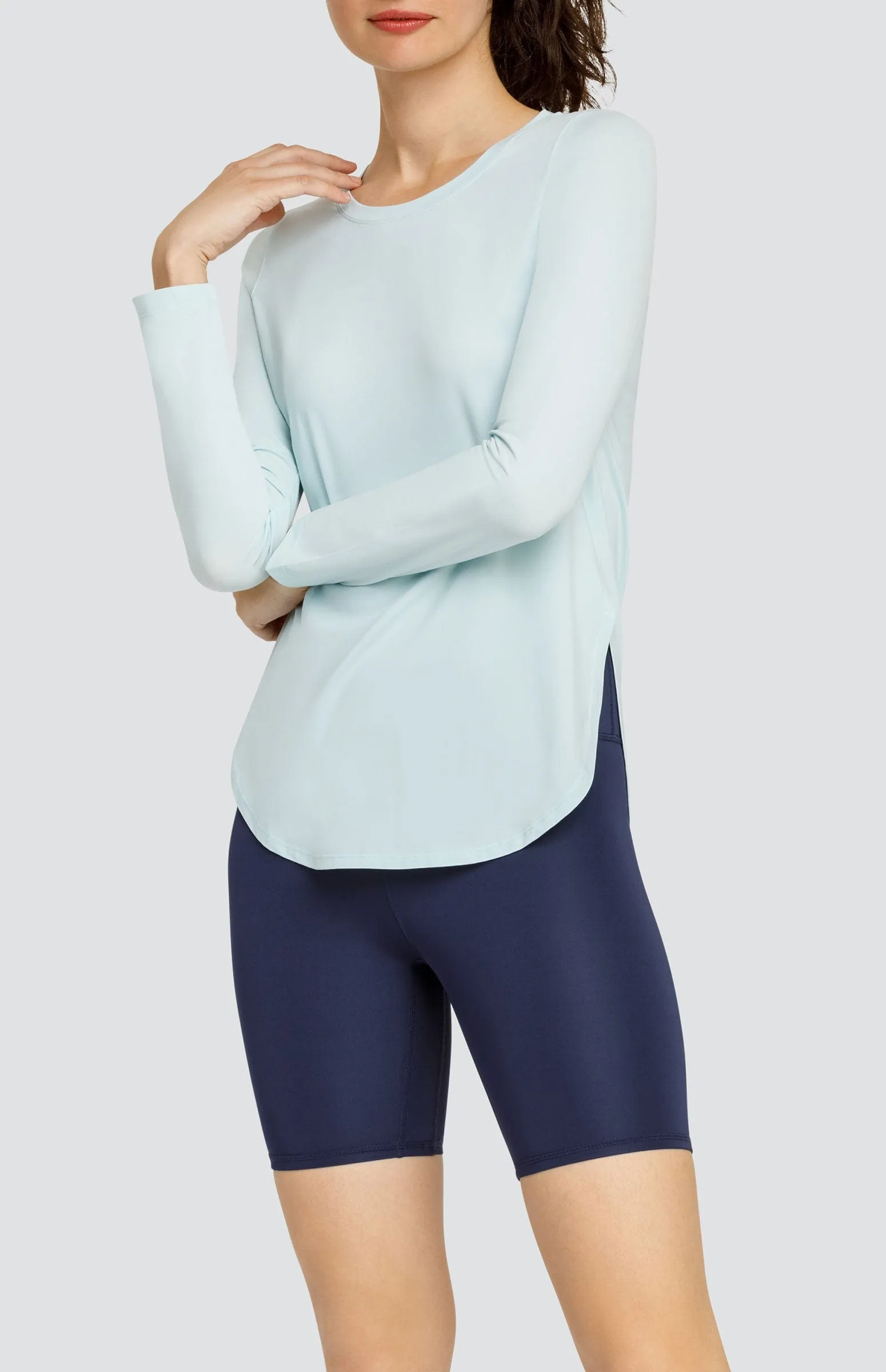 Women Tail Activewear Exhale 7" Biker Short - Navy Blue