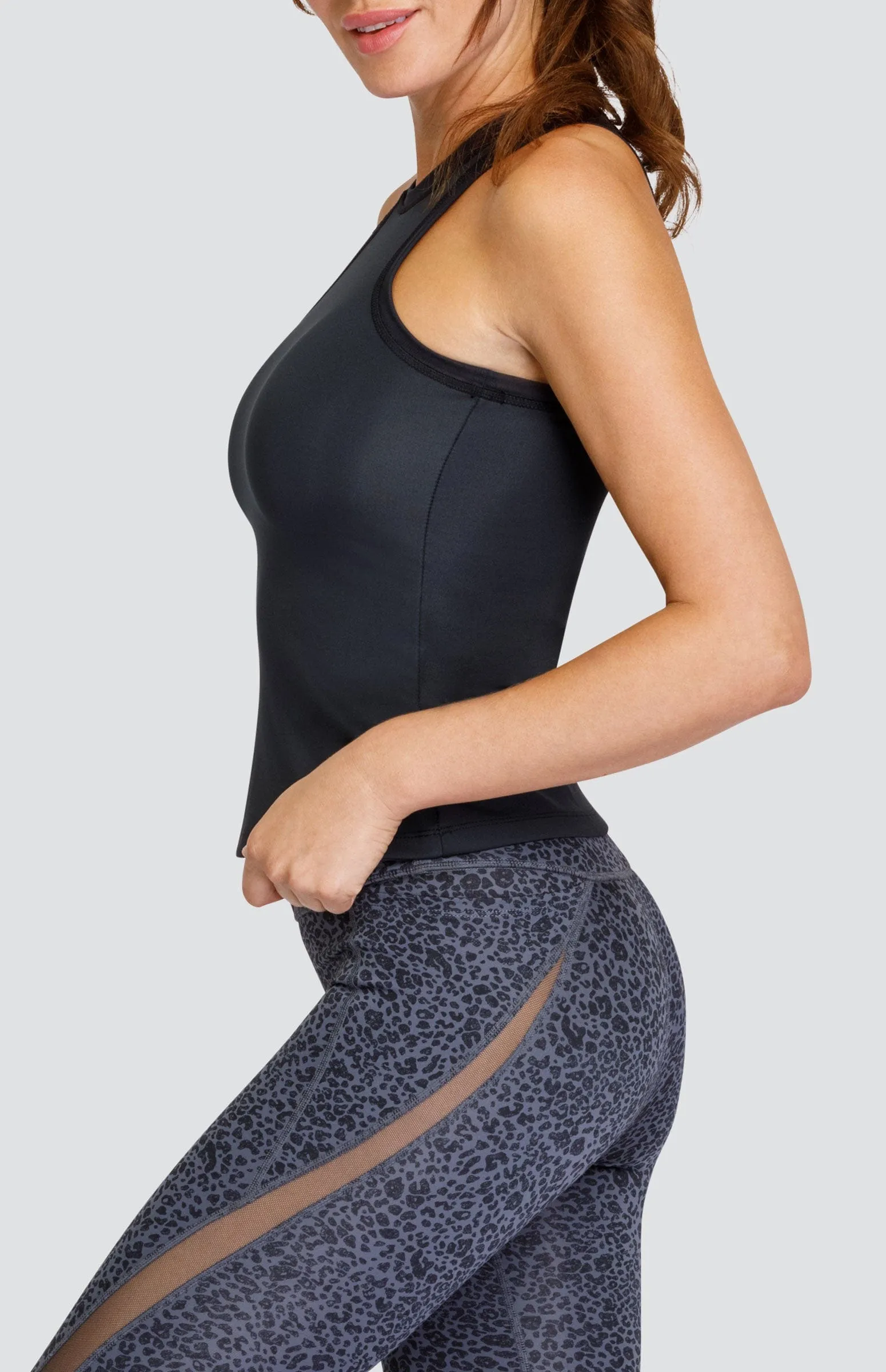Women Tail Activewear Goddess Tank - Onyx Black - FINAL SALE