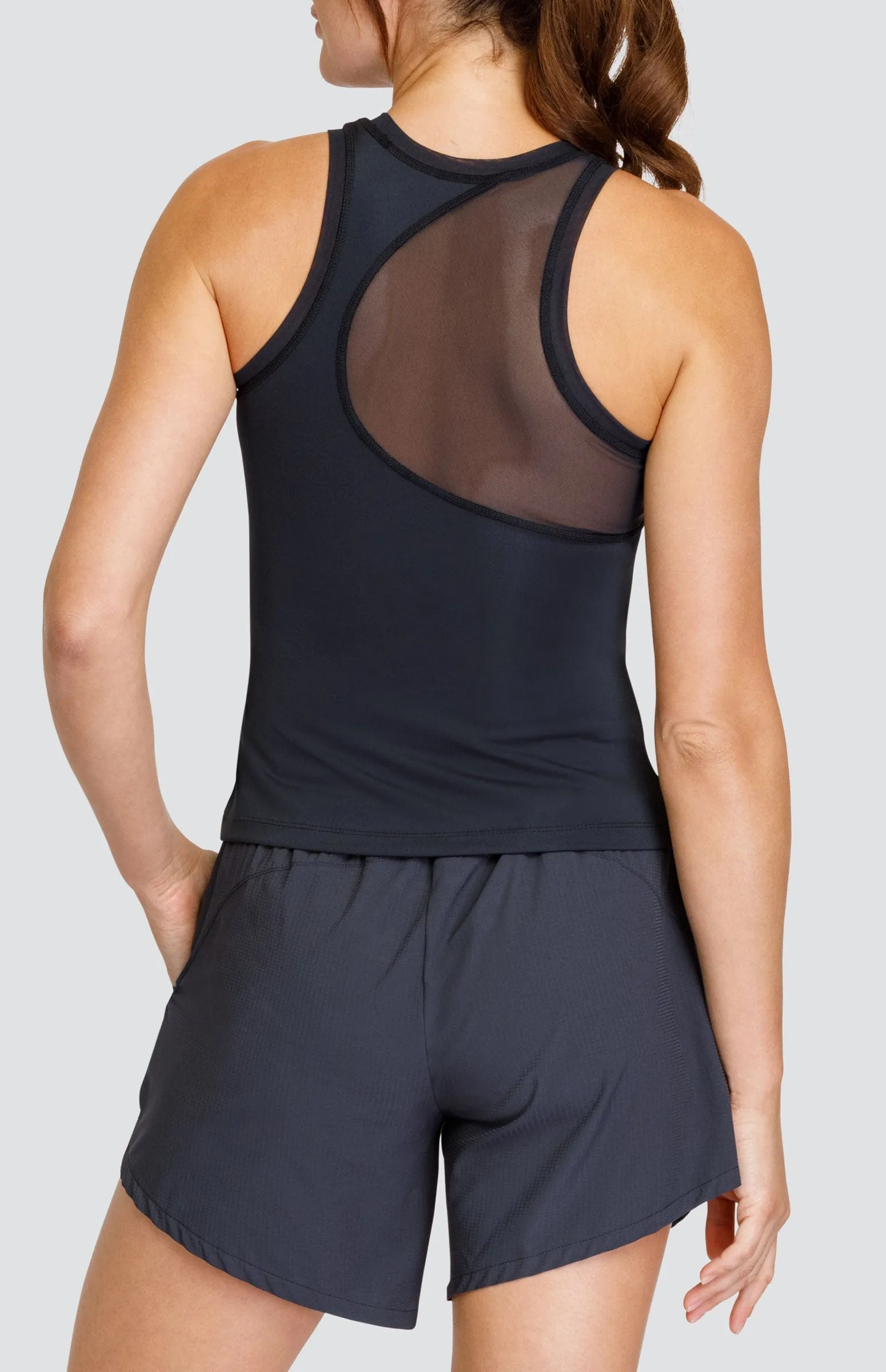 Women Tail Activewear Goddess Tank - Onyx Black - FINAL SALE