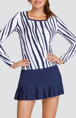 Women Tail Activewear Greenwich Top - Zebra Stripes