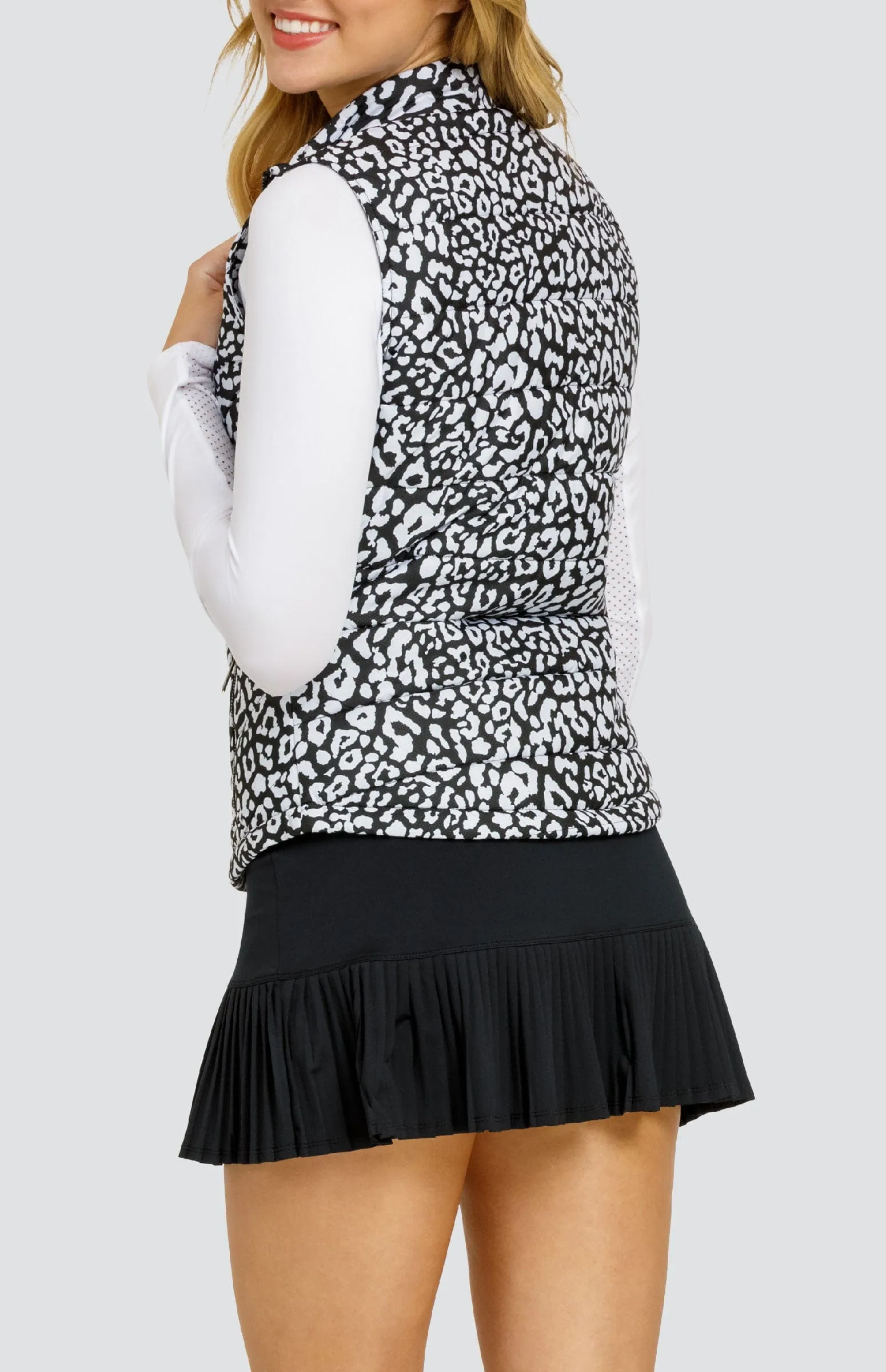 Women Tail Activewear Harlow Vest - Onyx Leopard
