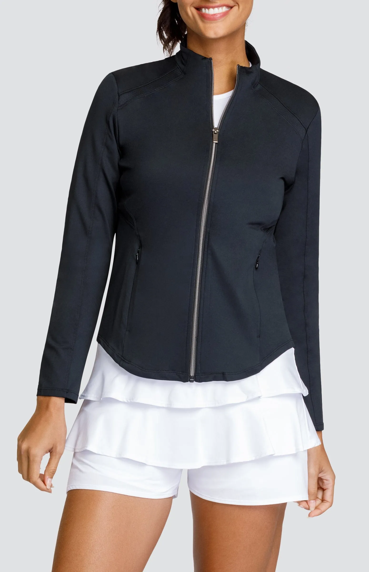 Women Tail Activewear Hathaway Jacket - Onyx Black