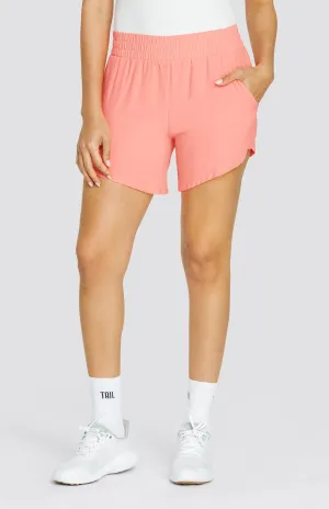Women Tail Activewear Indo 6" Short - Melon Punch