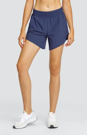 Women Tail Activewear Indo 6" Short - Navy Blue