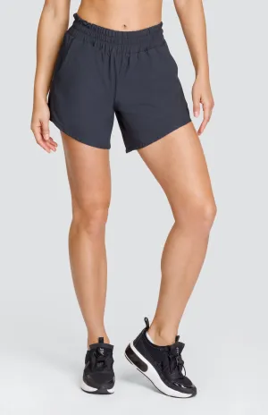 Women Tail Activewear Indo 6" Short - Onyx Black
