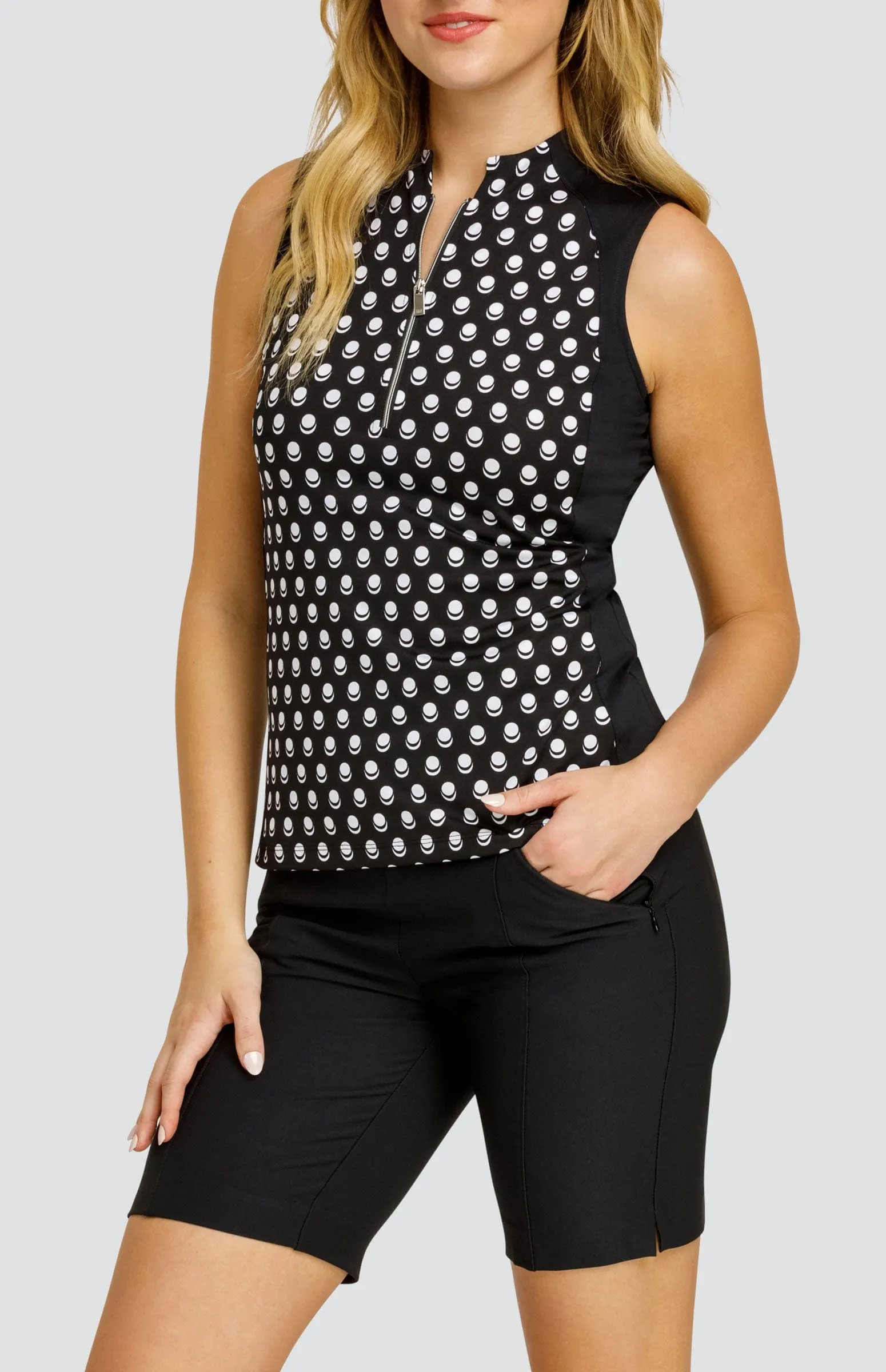 Women Tail Activewear Laine 18" Short - Onyx Black