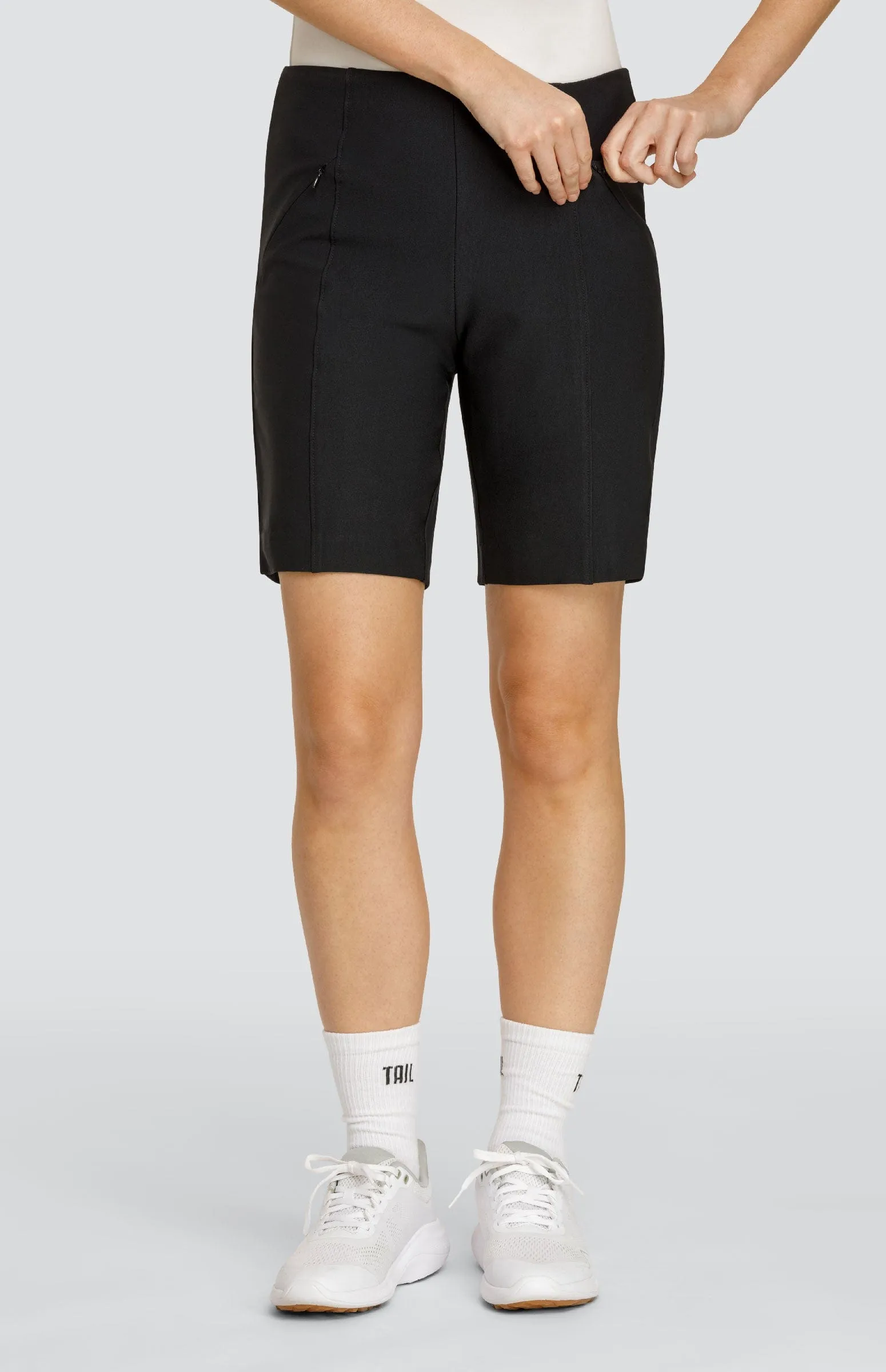 Women Tail Activewear Laine 18" Short - Onyx Black