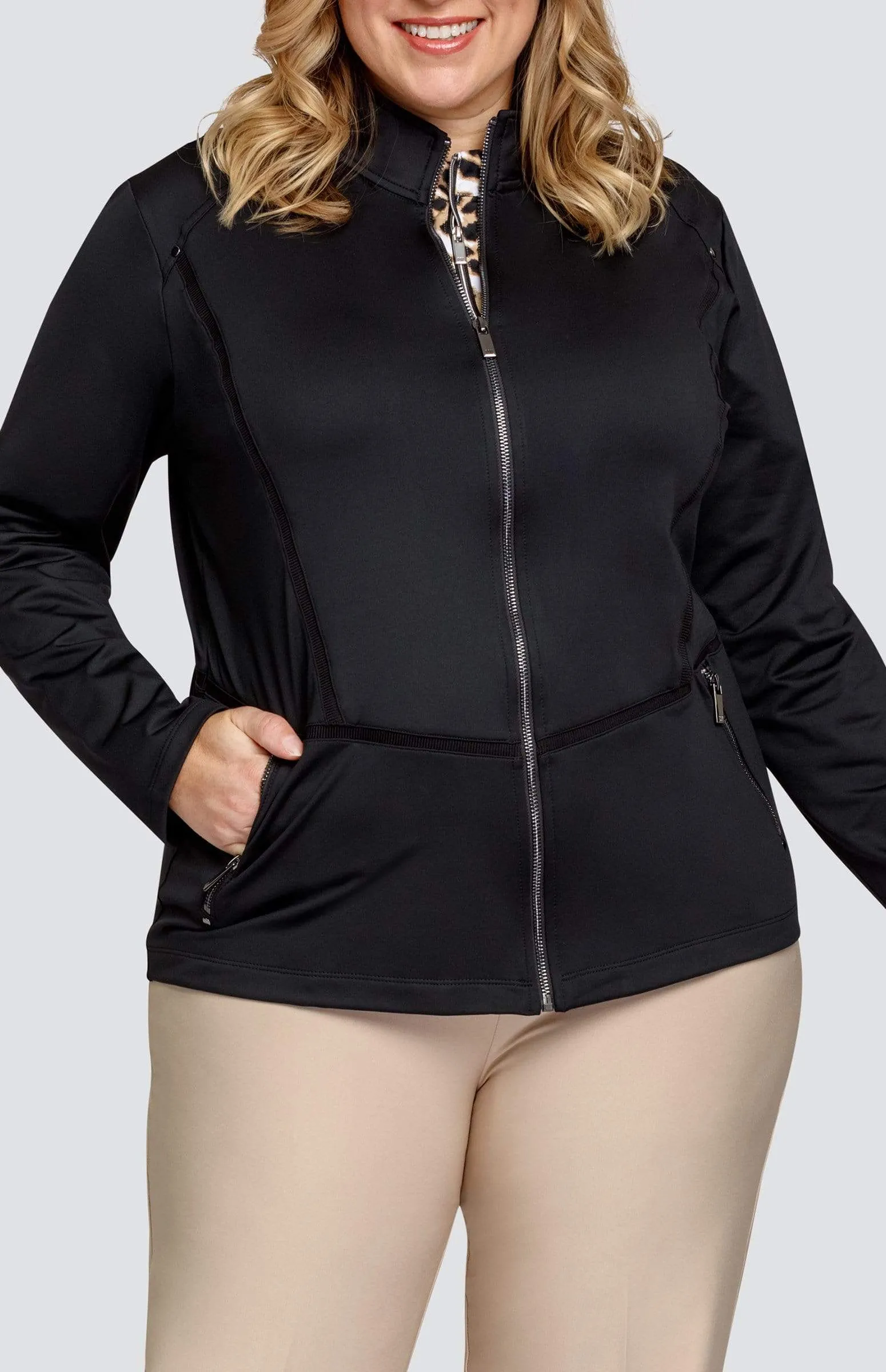 Women Tail Activewear Leilani Jacket - Onyx Black
