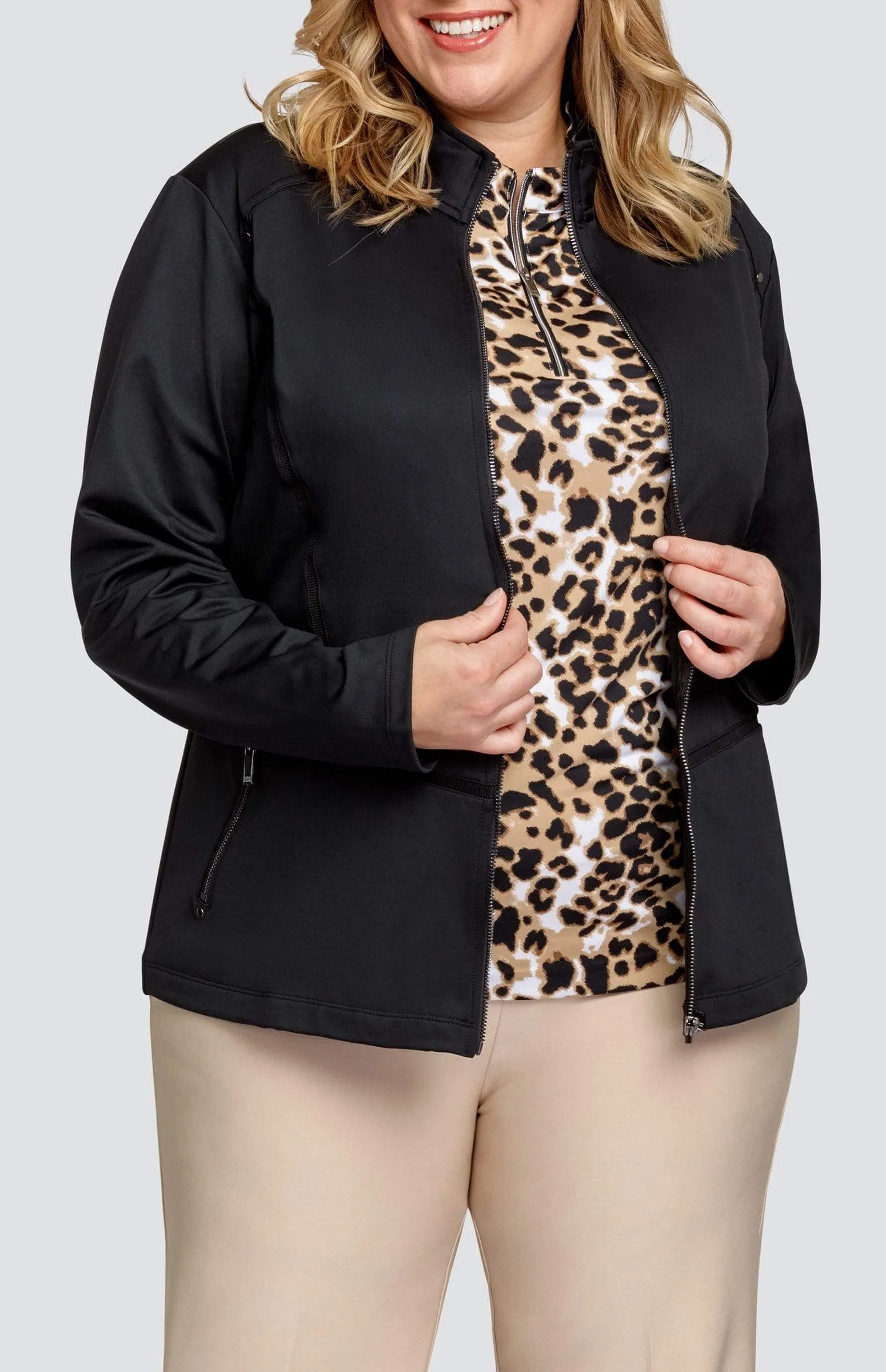 Women Tail Activewear Leilani Jacket - Onyx Black
