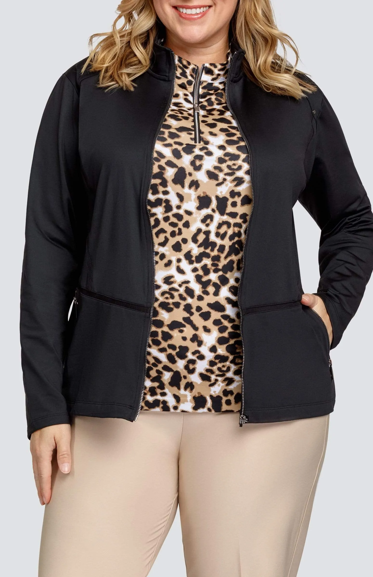 Women Tail Activewear Leilani Jacket - Onyx Black