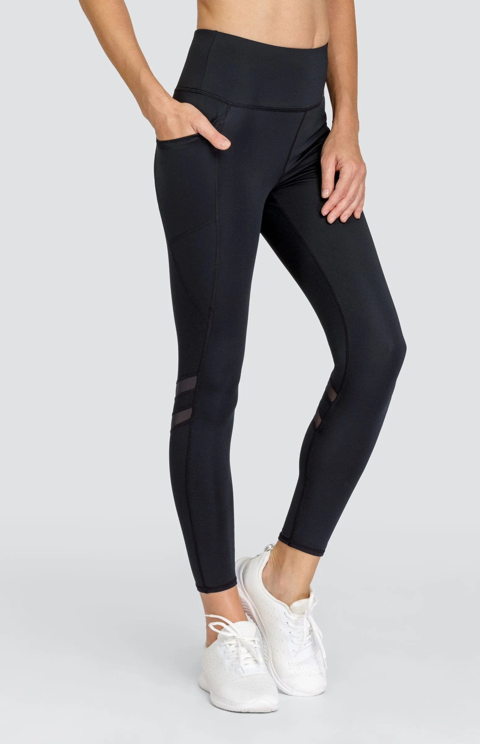 Women Tail Activewear Leon 24" Leggings - Onyx Black