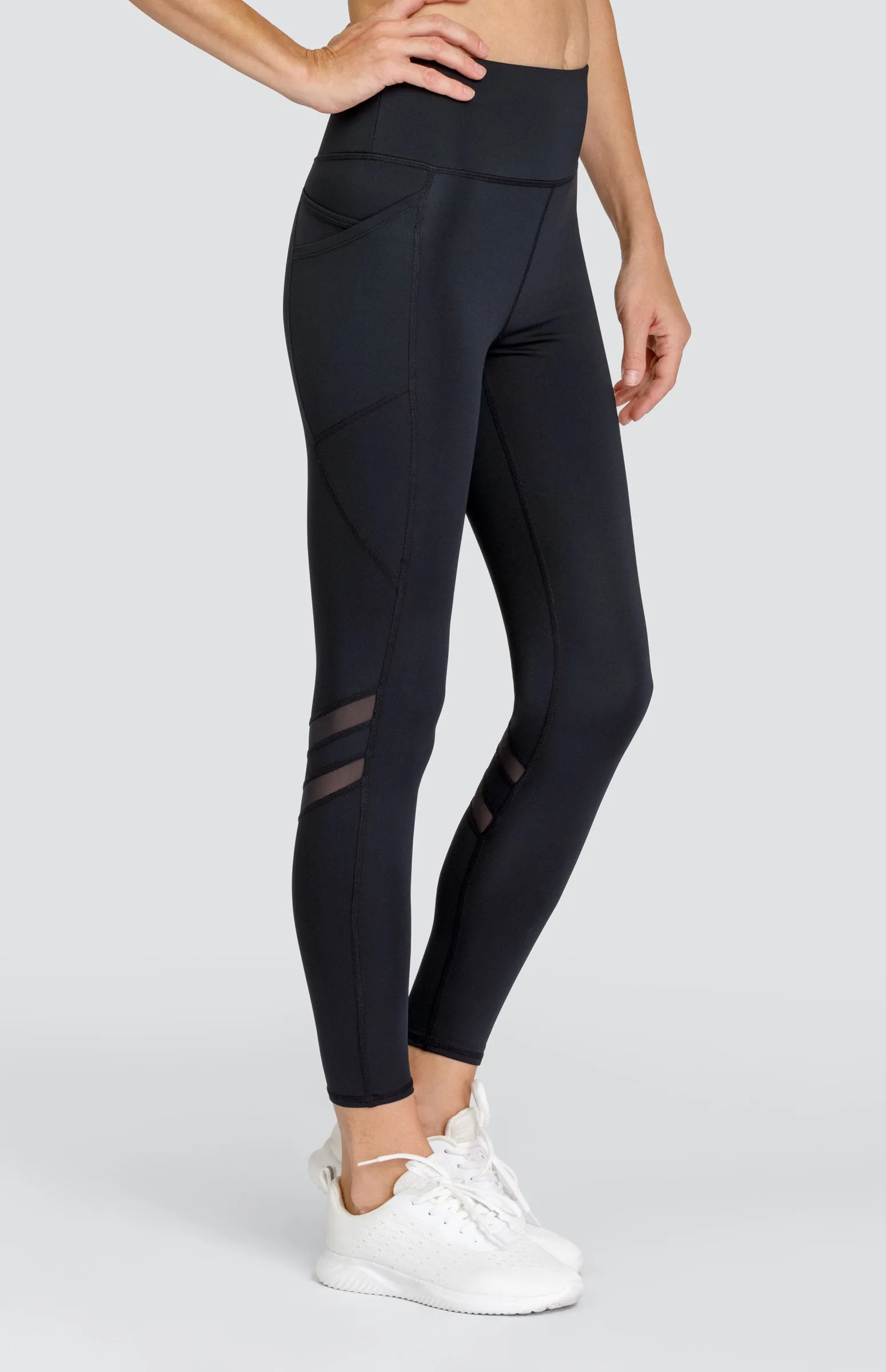 Women Tail Activewear Leon 24" Leggings - Onyx Black