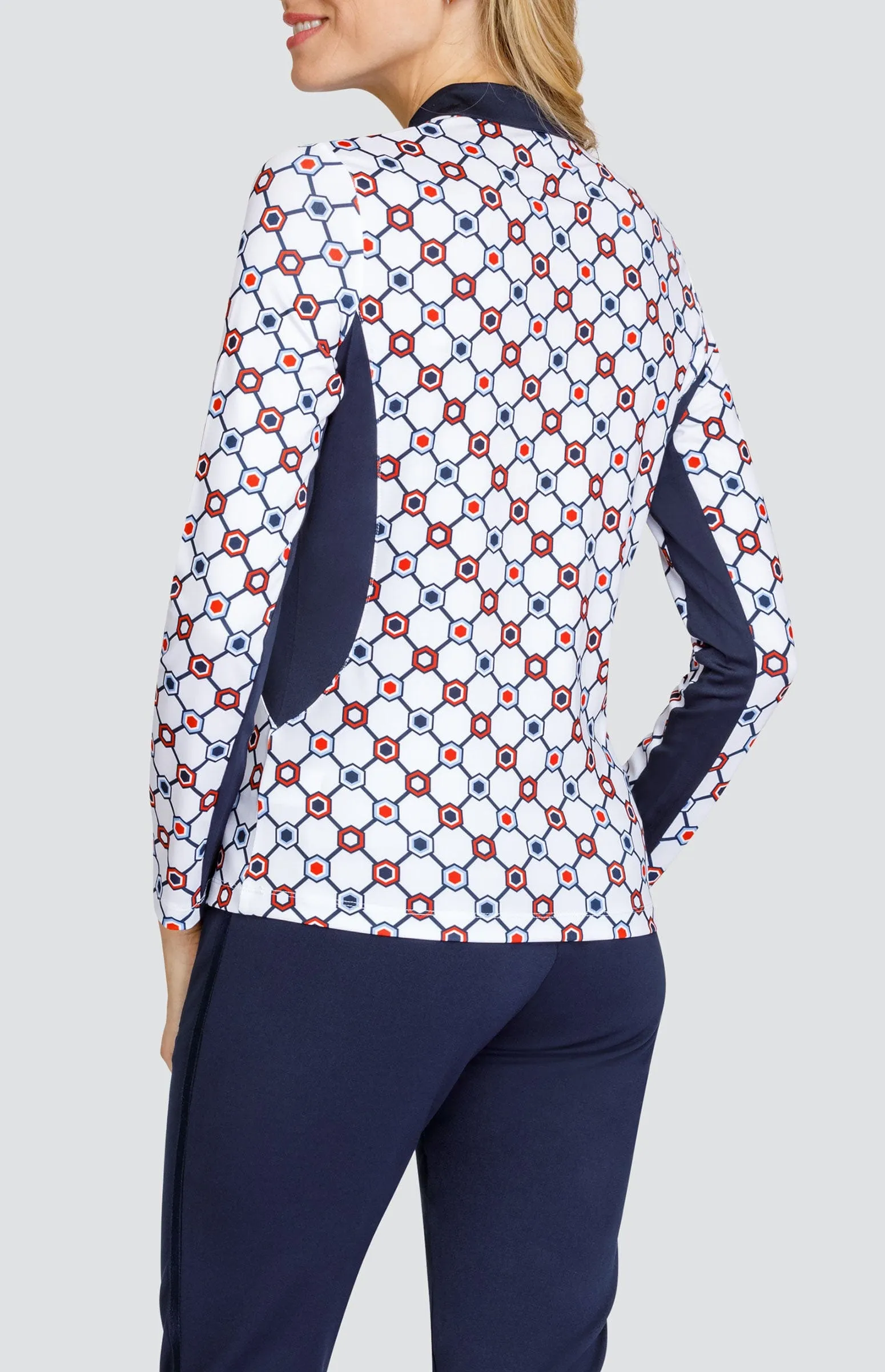 Women Tail Activewear Lila Grace Top - Divine Geo