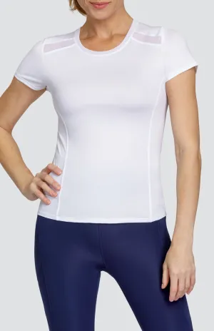 Women Tail Activewear Lorenia Top - Chalk White