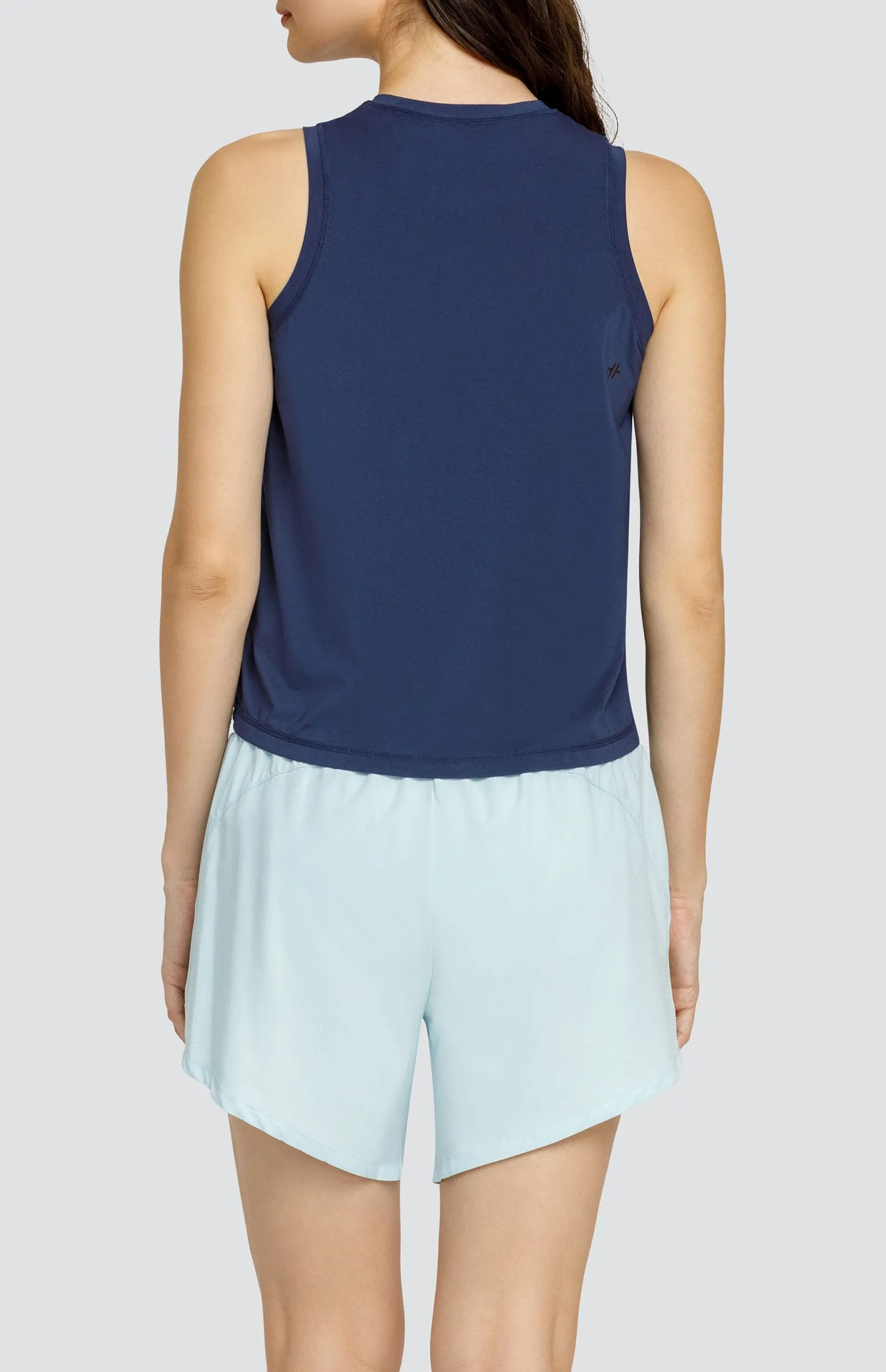Women Tail Activewear Machli Tank - Navy Blue