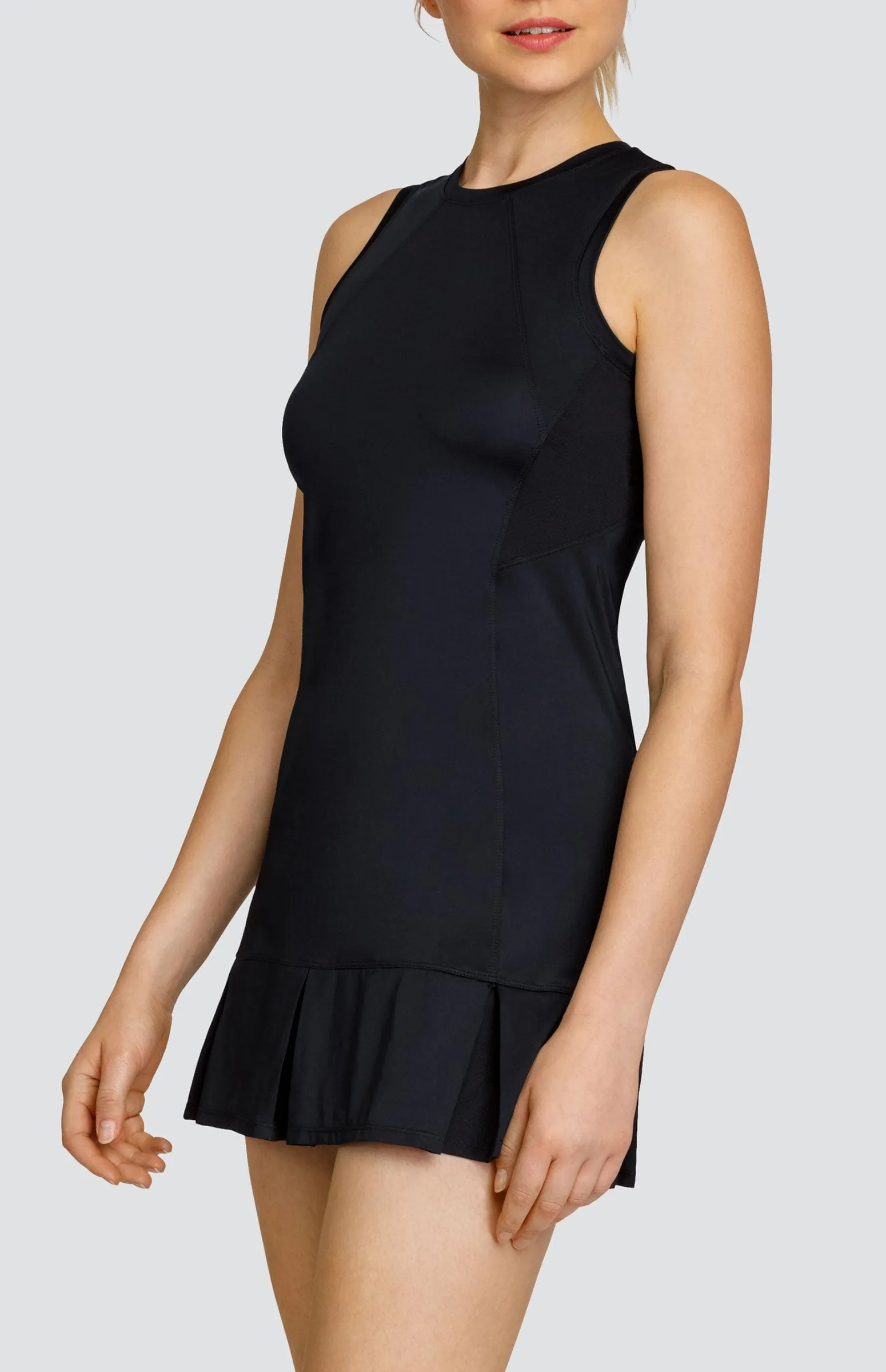 Women Tail Activewear Midtown 33" Dress - Onyx Black