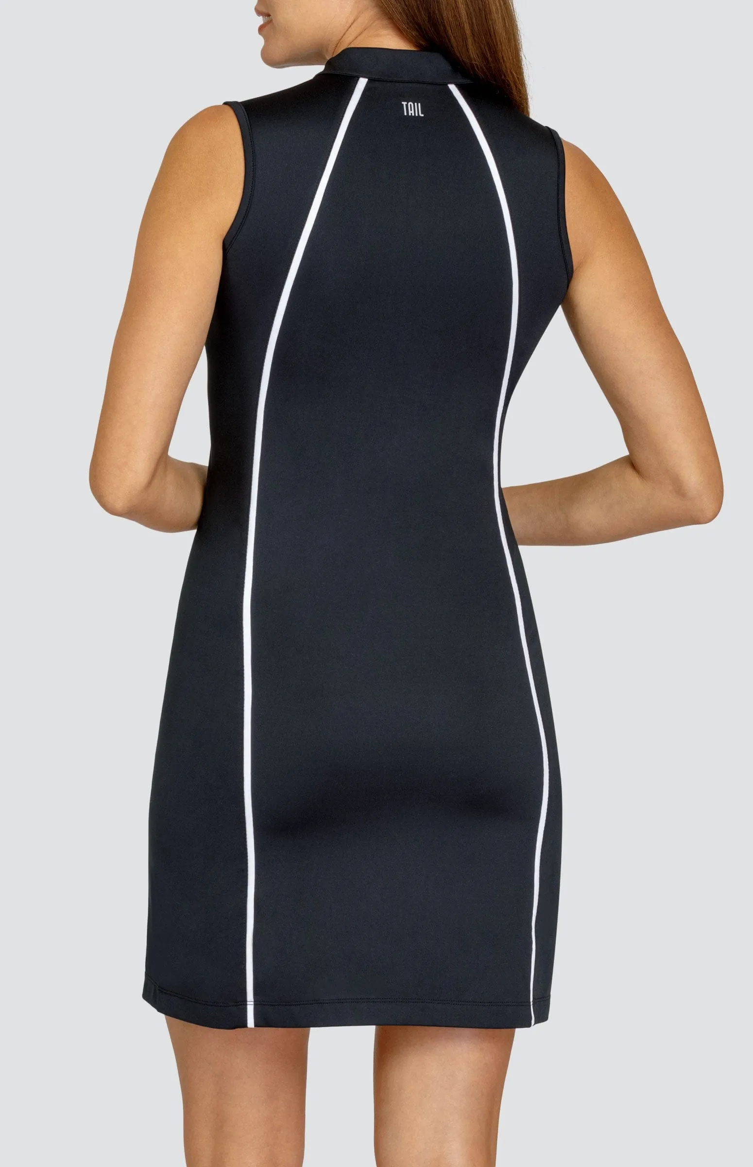 Women Tail Activewear Mika 36.5" Dress - Onyx Black