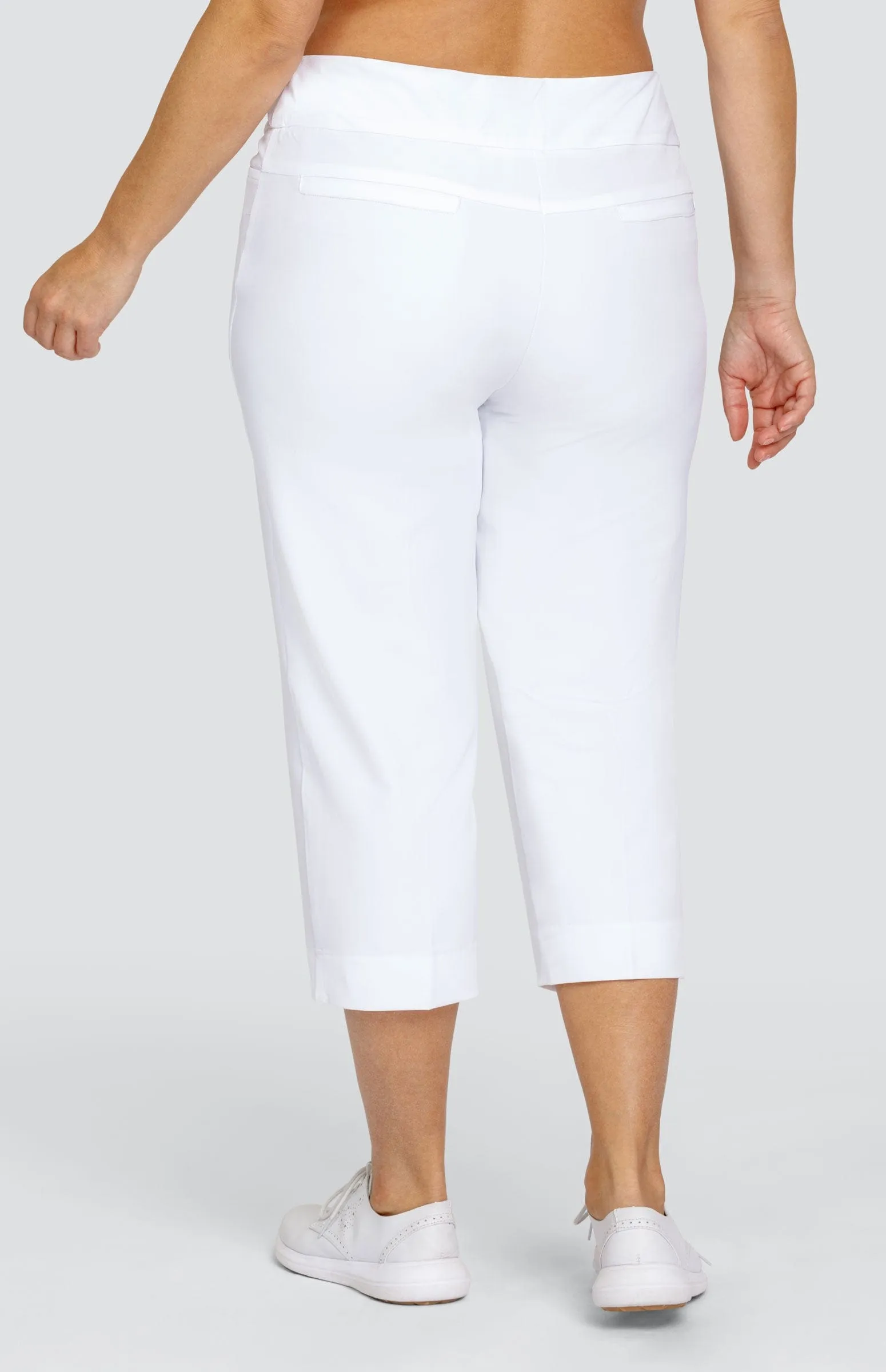 Women Tail Activewear Mulligan 22" Capri - Chalk White
