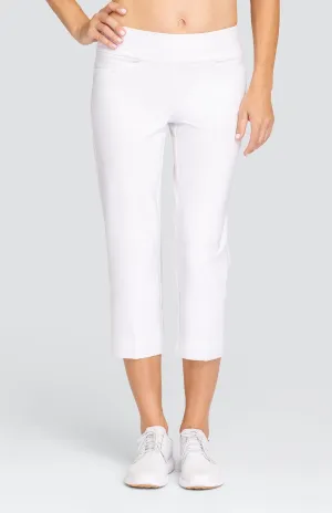 Women Tail Activewear Mulligan 22" Capri - Chalk White