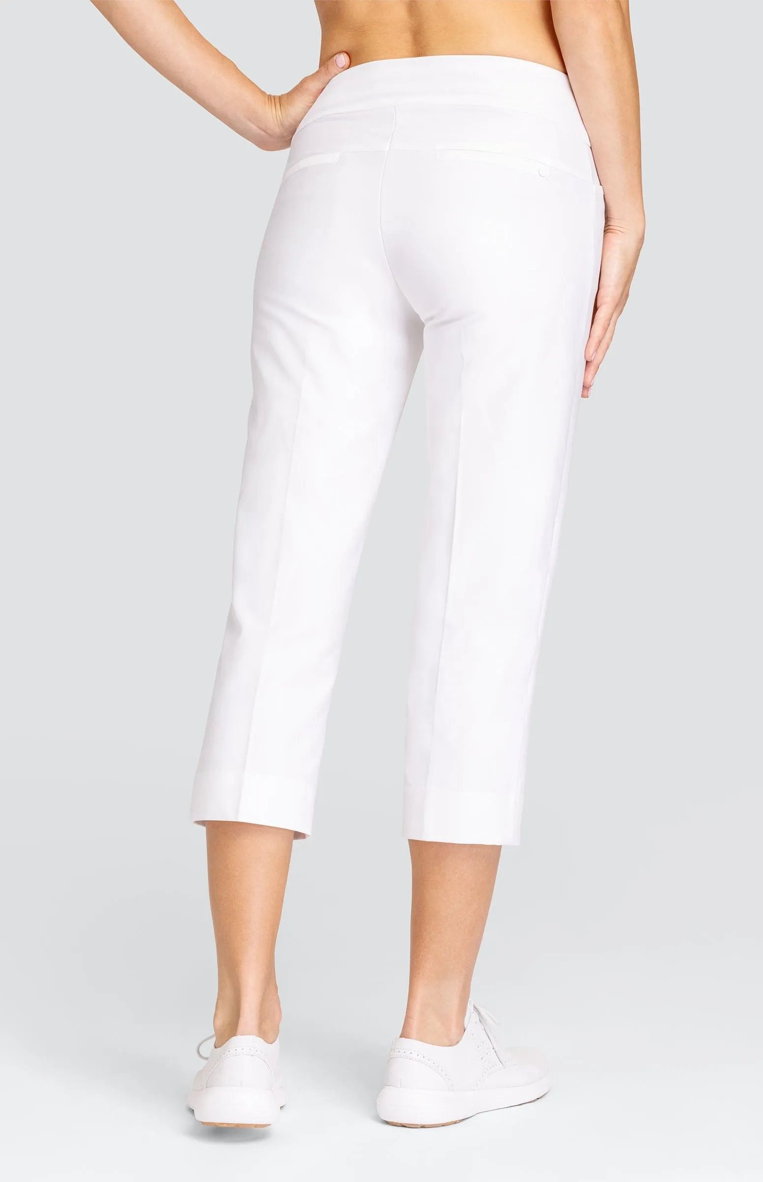 Women Tail Activewear Mulligan 22" Capri - Chalk White