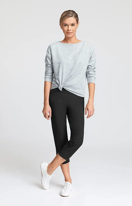 Women Tail Activewear Mulligan 22" Capri - Onyx Black