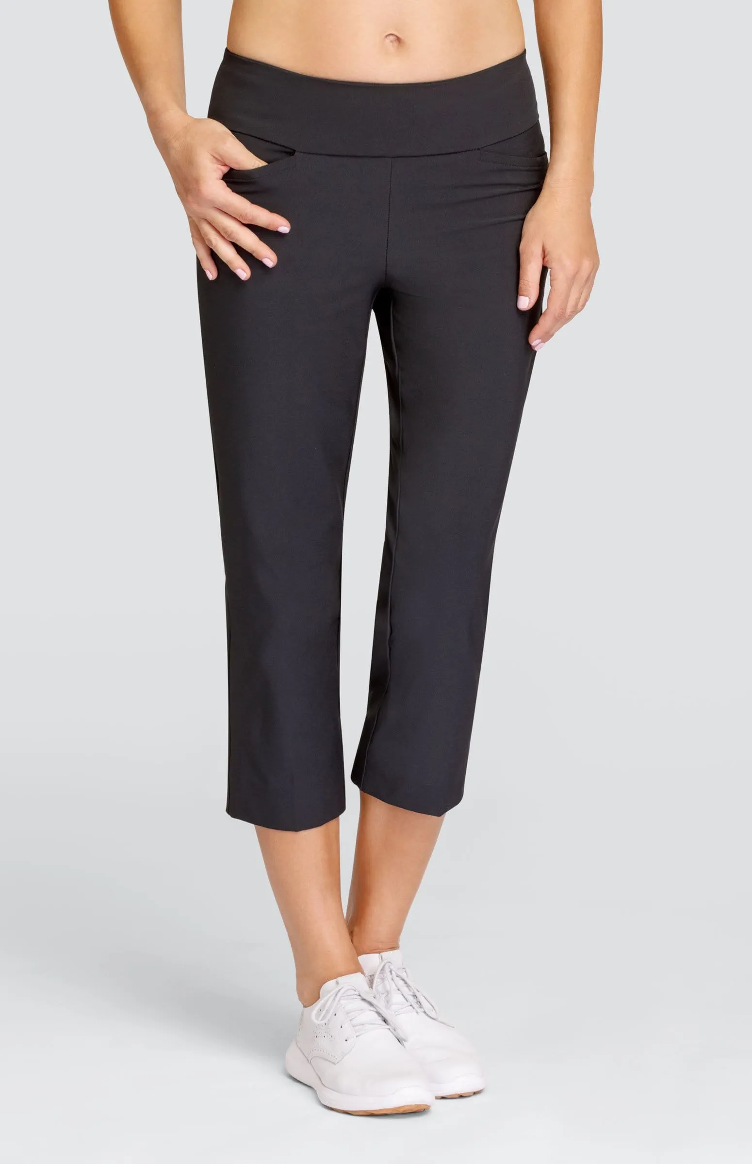 Women Tail Activewear Mulligan 22" Capri - Onyx Black