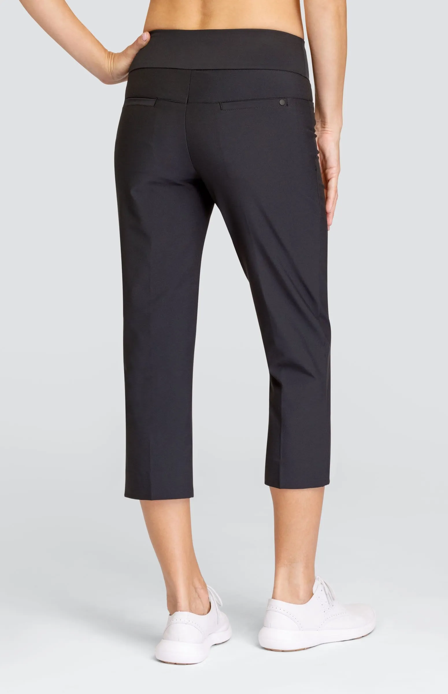 Women Tail Activewear Mulligan 22" Capri - Onyx Black