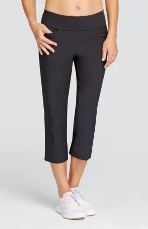 Women Tail Activewear Mulligan 22" Capri - Onyx Black
