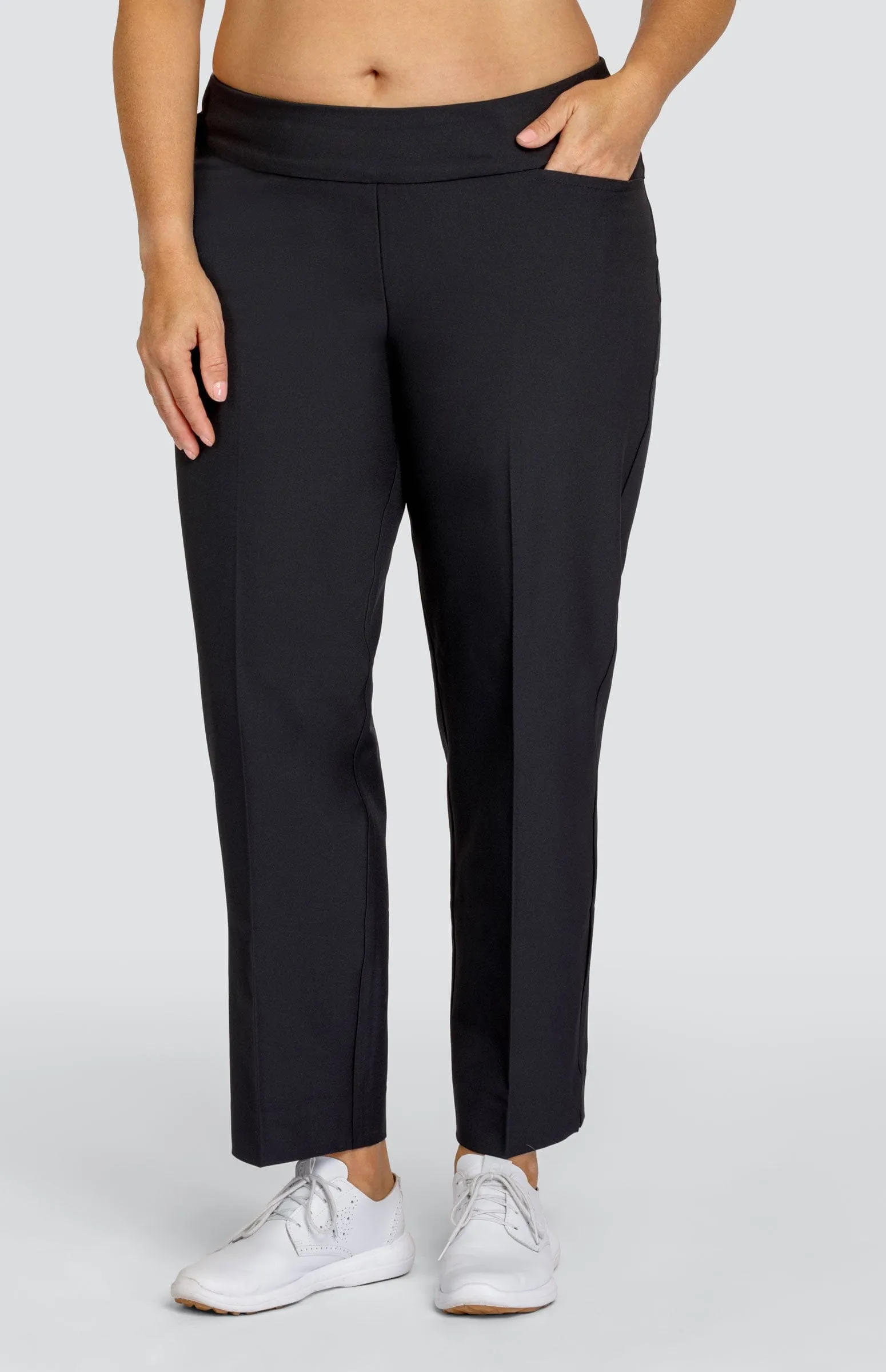 Women Tail Activewear Mulligan 28" Ankle Pant - Onyx Black - Extended Sizes