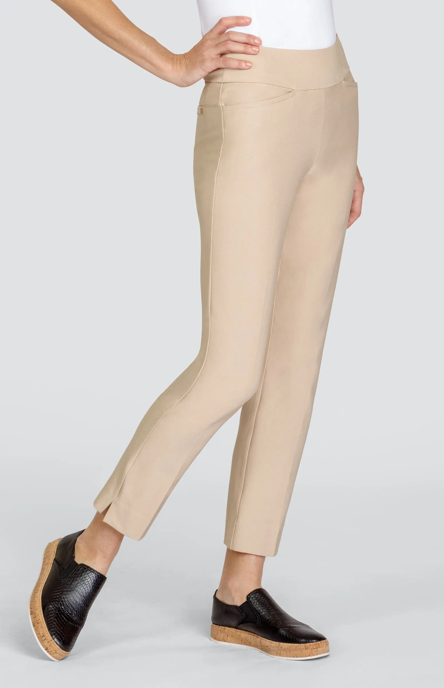 Women Tail Activewear Mulligan 28" Ankle Pant - Sand
