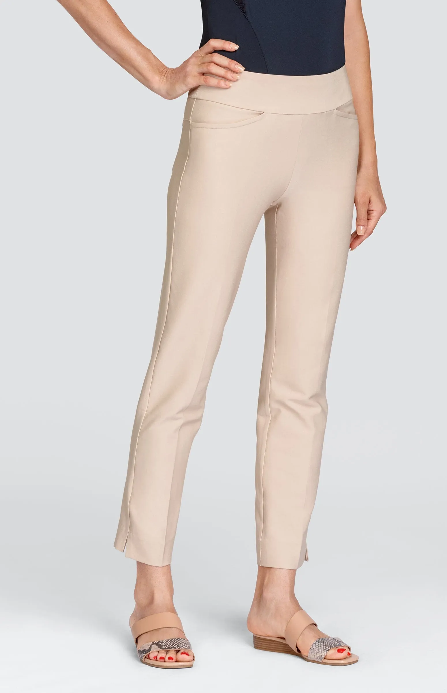 Women Tail Activewear Mulligan 28" Ankle Pant - Sand
