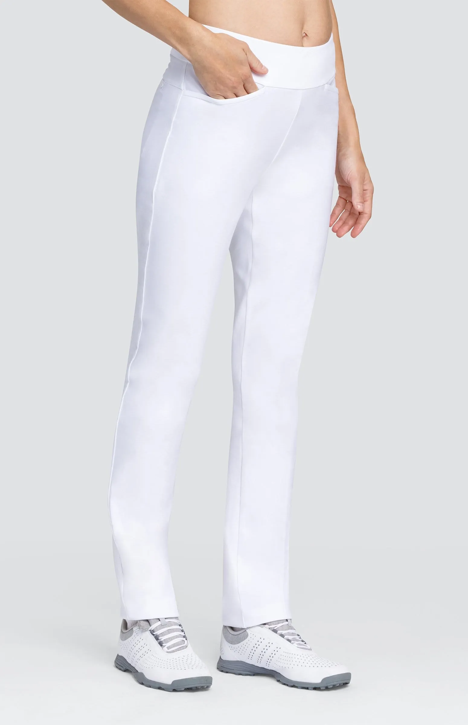 Women Tail Activewear Mulligan 31" Pant - Chalk White