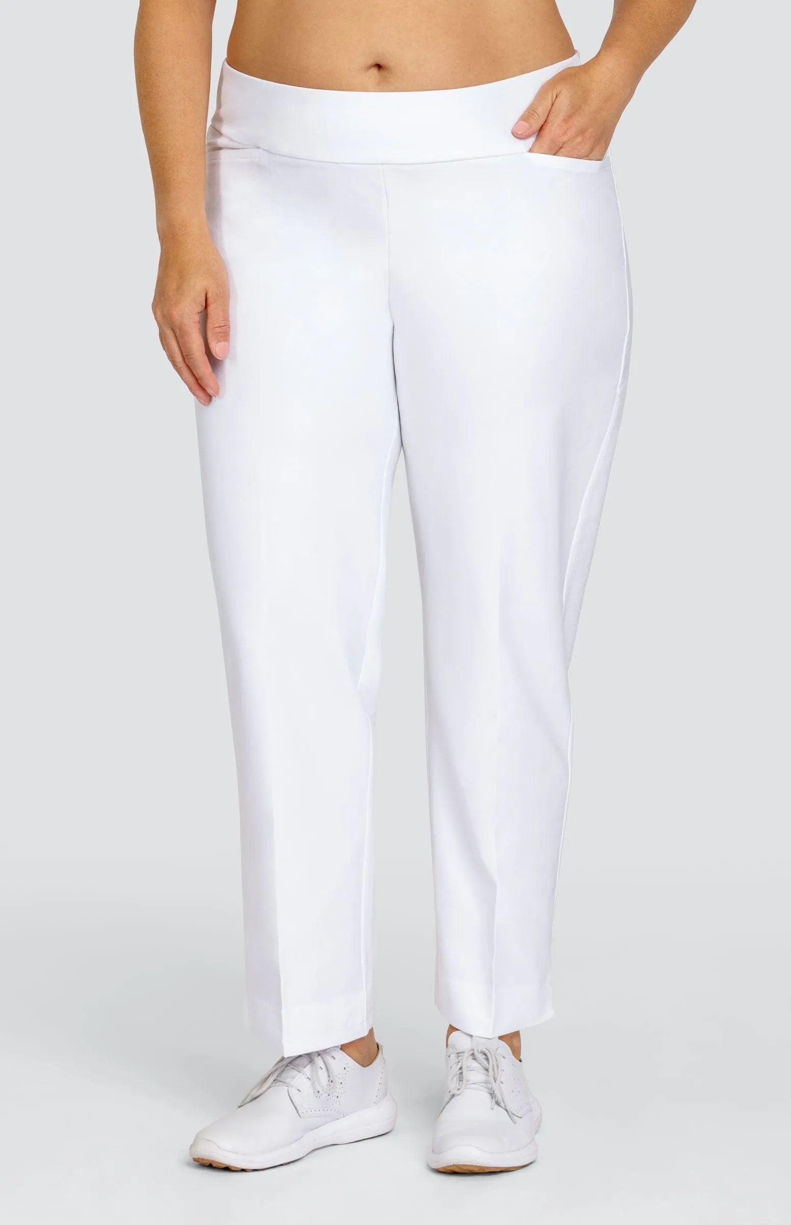 Women Tail Activewear Mulligan 31" Pant - Chalk White