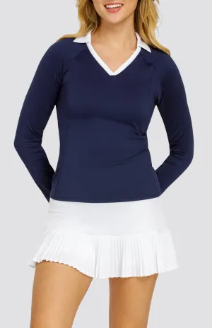 Women Tail Activewear Mystie Top - Navy Blue