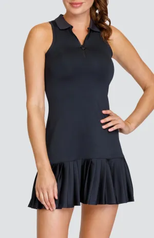 Women Tail Activewear Nixie 33" Dress - Onyx Black