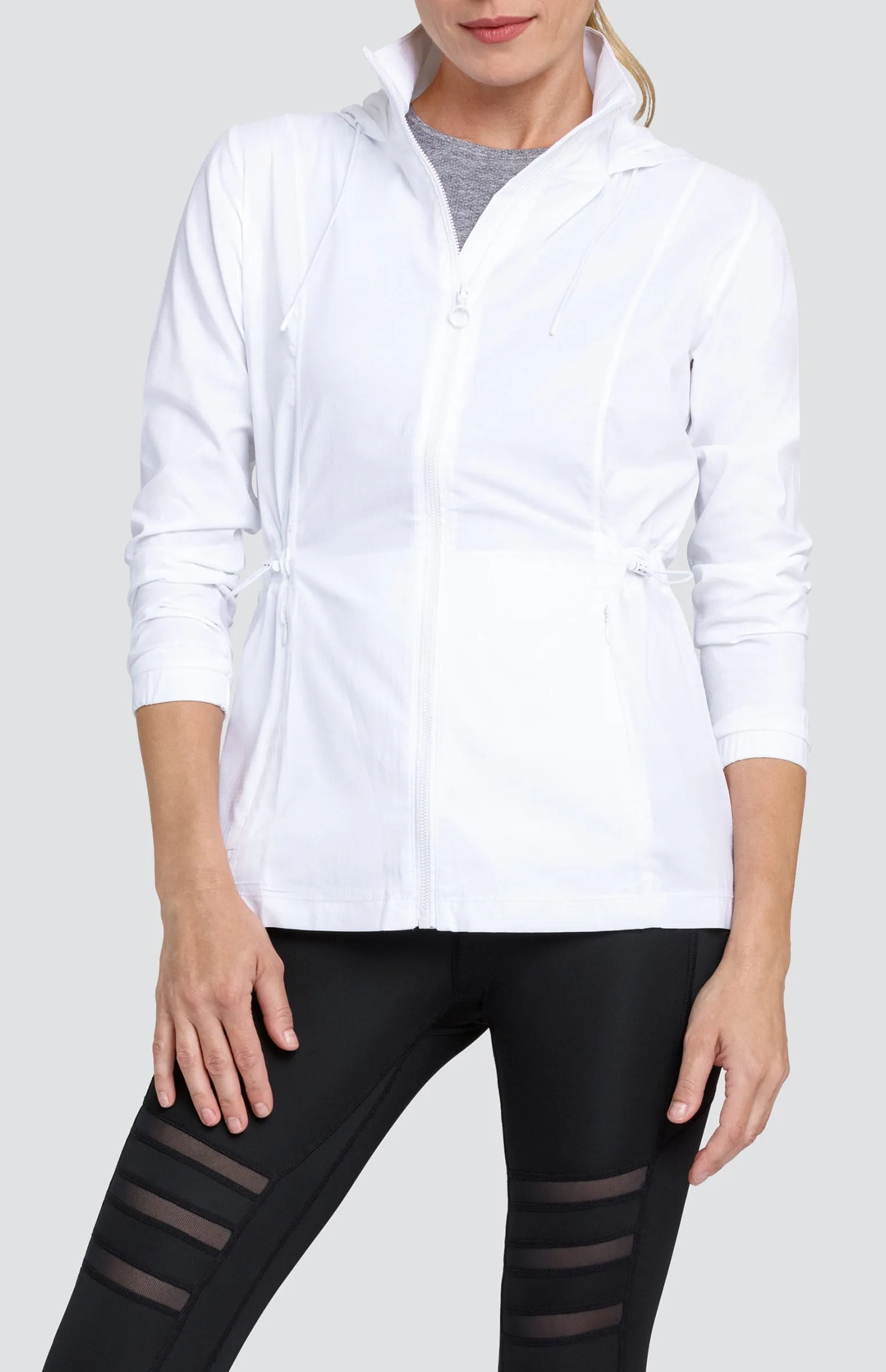 Women Tail Activewear Nola Water Resistant Jacket - Chalk White