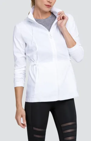Women Tail Activewear Nola Water Resistant Jacket - Chalk White