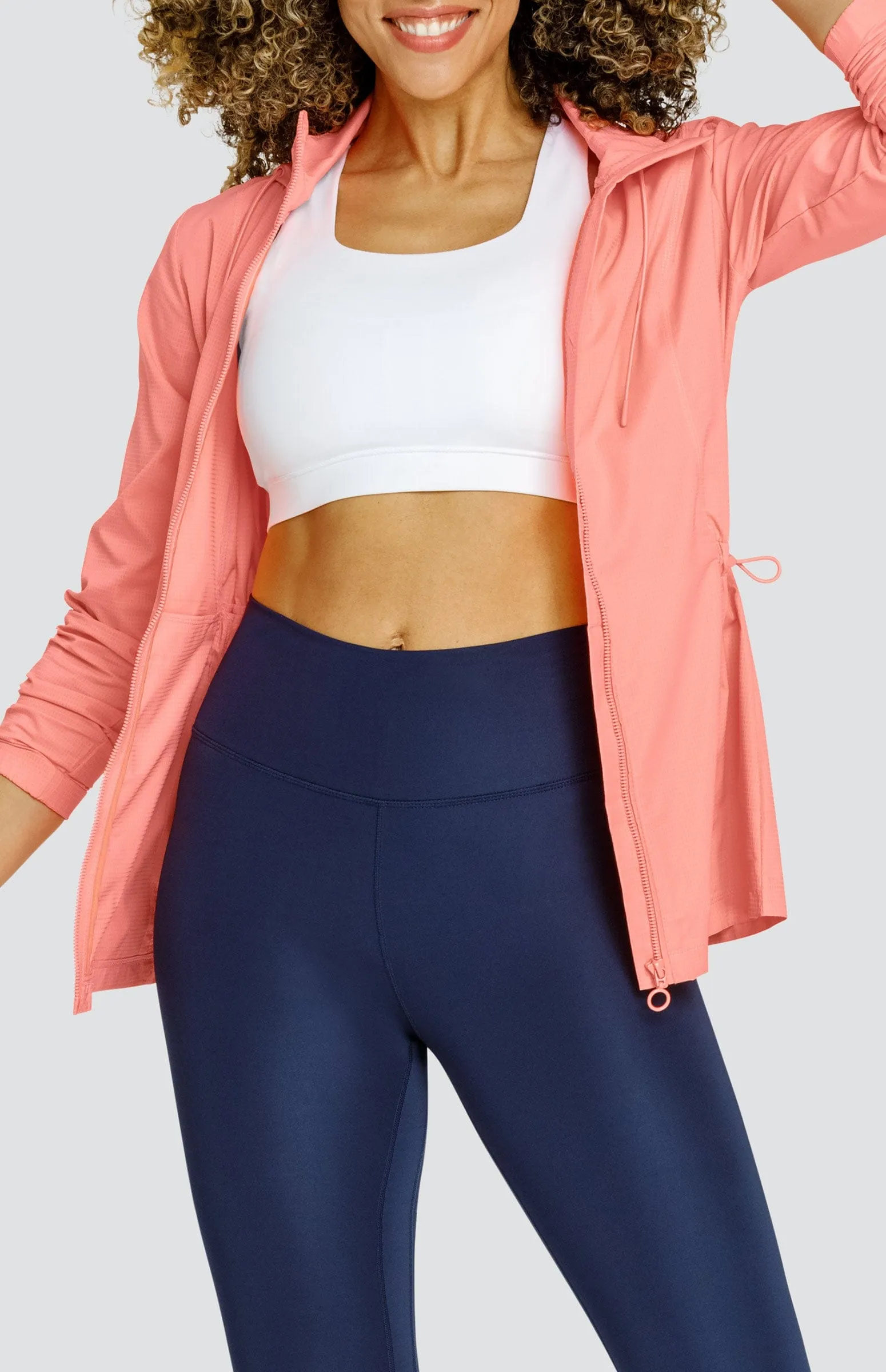 Women Tail Activewear Nola Water Resistant Jacket - Melon Punch