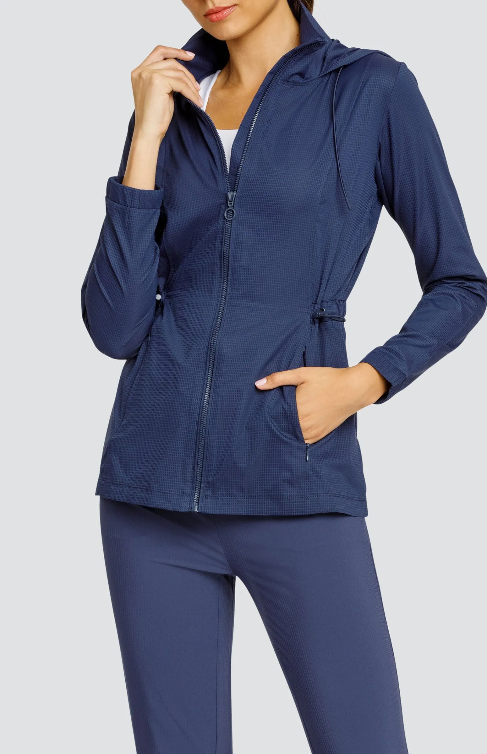 Women Tail Activewear Nola Water Resistant Jacket - Navy Blue