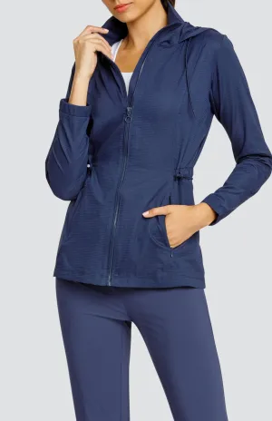 Women Tail Activewear Nola Water Resistant Jacket - Navy Blue