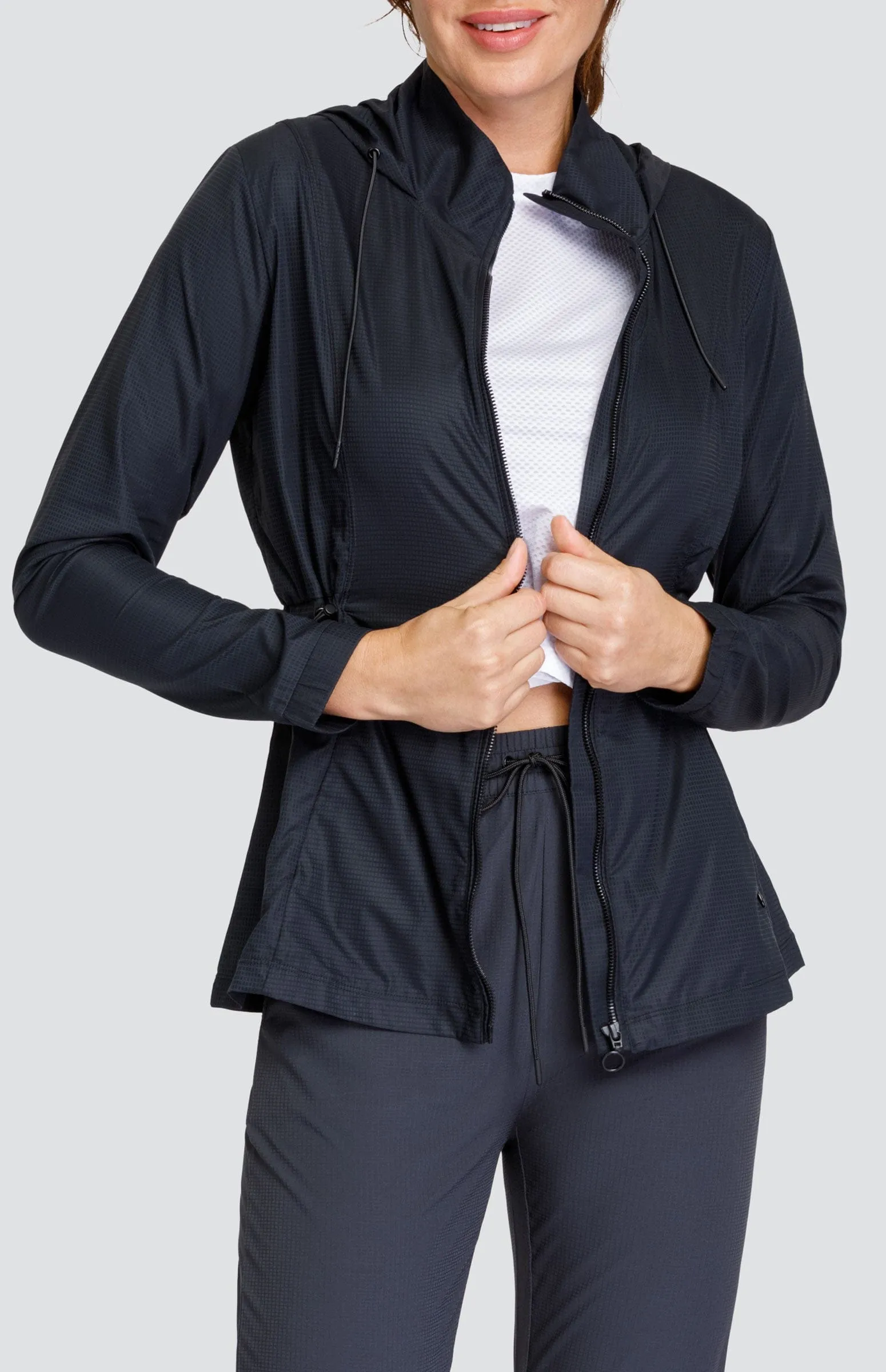 Women Tail Activewear Nola Water Resistant Jacket - Onyx Black