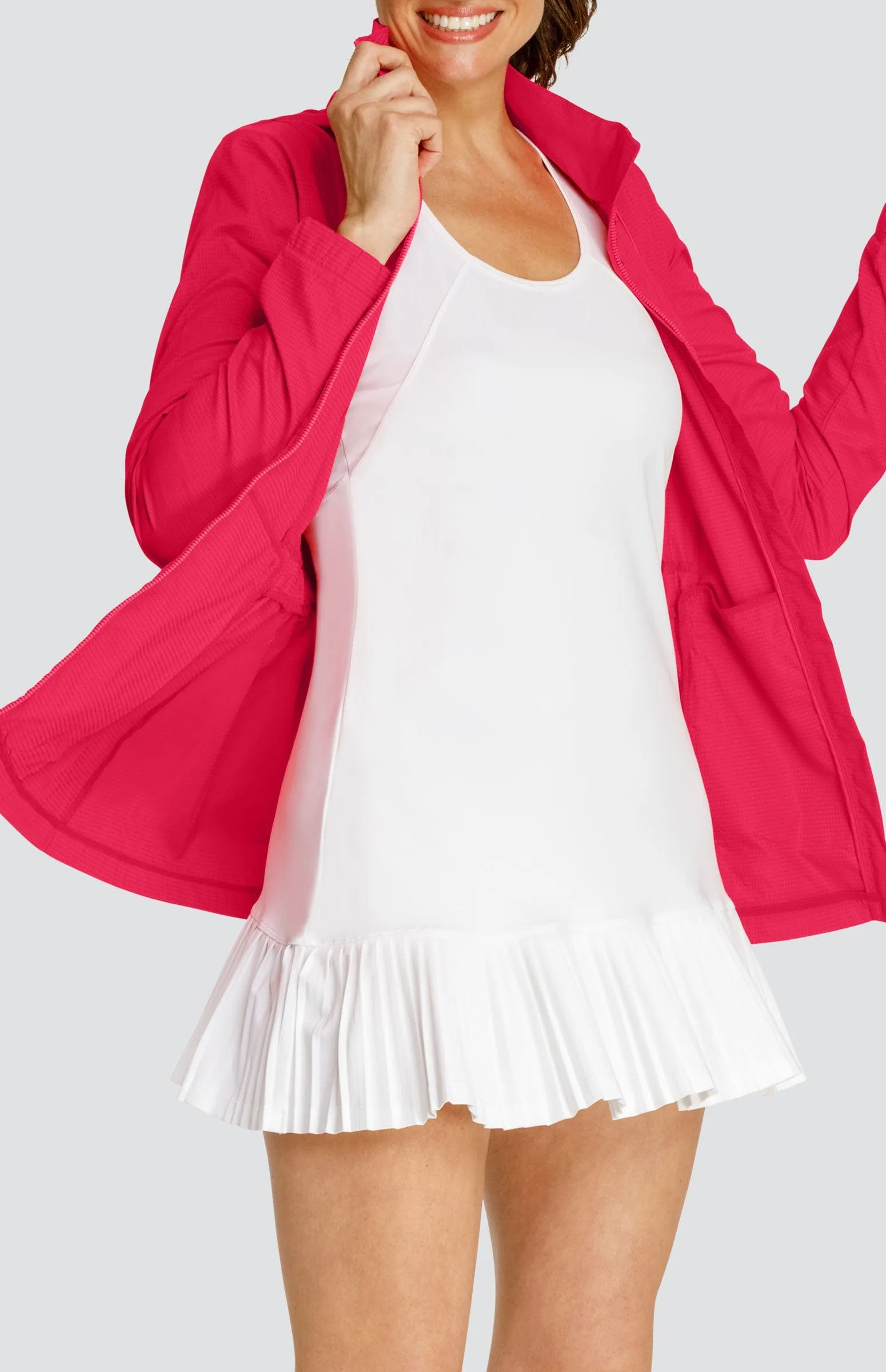 Women Tail Activewear Nola Water Resistant Jacket - Wild Cherry